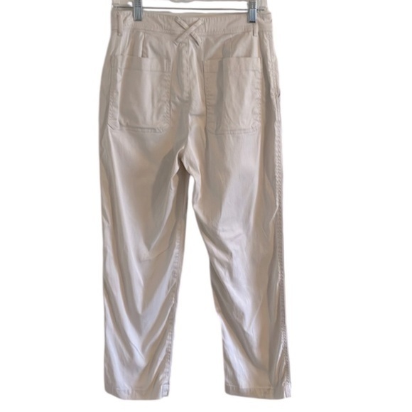 Peruvian Connection Maya Cropped Trousers Women’s Size 6 Pants White Sand - Picture 5 of 9